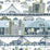 York Urban Stripe Blue & Green Wallpaper PSW1206RL