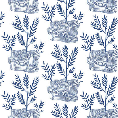 York Seedlings Blue Wallpaper PSW1228RL