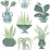 York Plant Party Green Wallpaper PSW1249RL