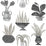 York Plant Party Black Wallpaper PSW1251RL