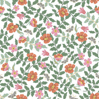 Rifle Paper Co Primrose Rose & Cream Wallpaper PSW1313RL