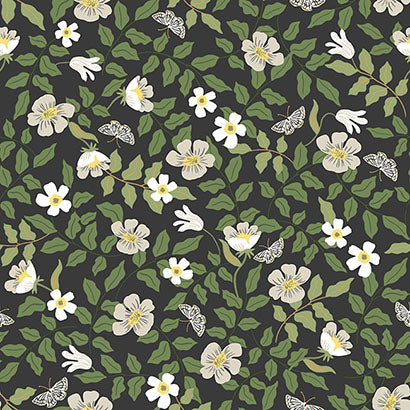 Rifle Paper Co Primrose Off White & Black Wallpaper PSW1315RL