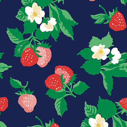 York Berry Nice Navy Blue Wallpaper PSW1396RL