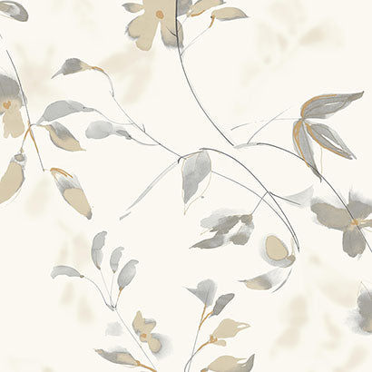 York Linden Flower Soft Neutral Wallpaper PSW1424RL