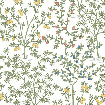 York Lemon Grove White Wallpaper PSW1455RL