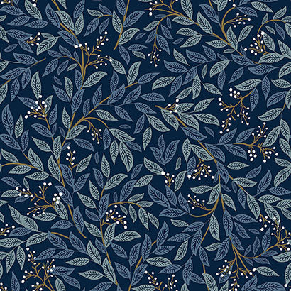 Rifle Paper Co Willowberry Navy Wallpaper PSW1470RL