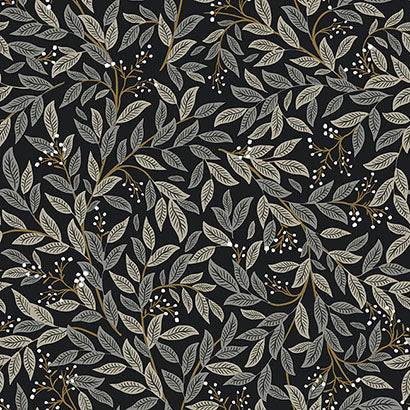 Rifle Paper Co Willowberry Black Wallpaper PSW1472RL