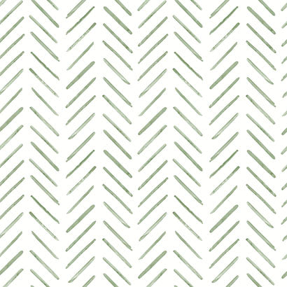 York Painted Herringbone Fern Wallpaper PSW1528RL