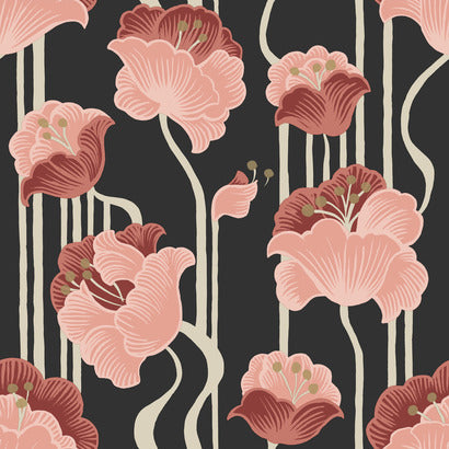 York Shirley Coral Wallpaper PSW1571RL