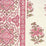 Home Couture Persian Flower With Border Pinks Green Fabric Sample HC3000C-04