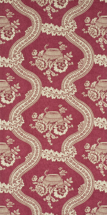 Pierre Frey Les Paniers Fleuris Rose Ancien Wallpaper Sample FP160002