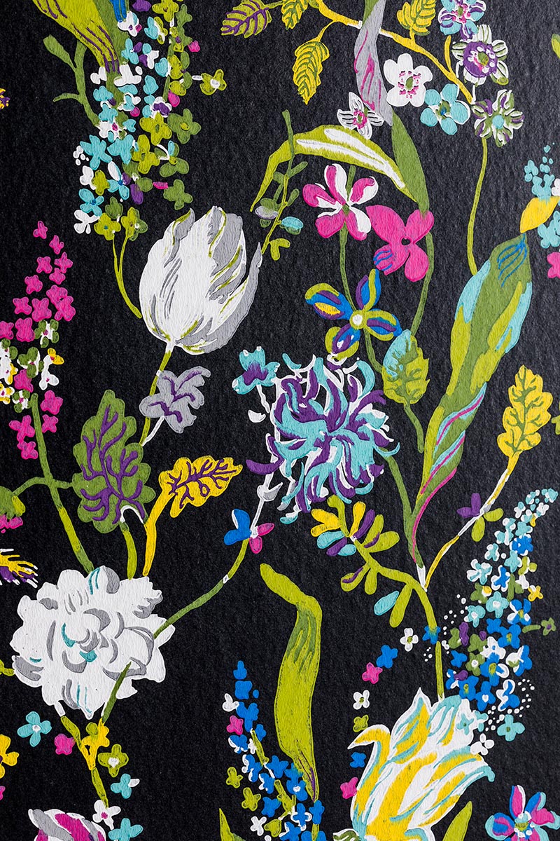 Pierre Frey Le Jardin De Monsieur Malcles Multicolore Wallpaper FP577004