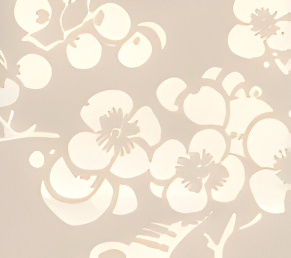 China Seas Hawthorne Reverse New Beige Wallpaper Sample 3015-01AWP