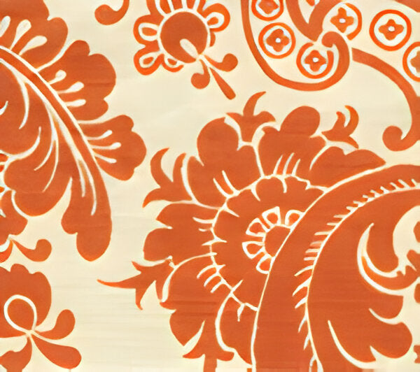 Quadrille Este Terracotta Fabric Sample 302077F