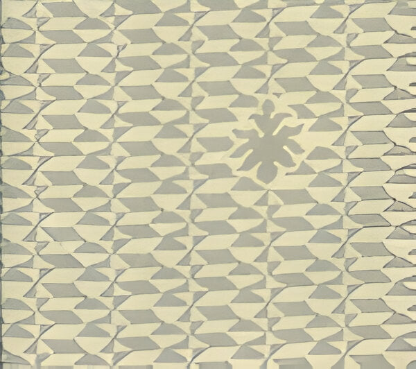 Quadrille Carlo Ii Grey Fabric Sample 302233F