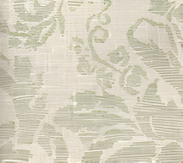 Quadrille Victoria French Green Fabric Sample 302310F-CU