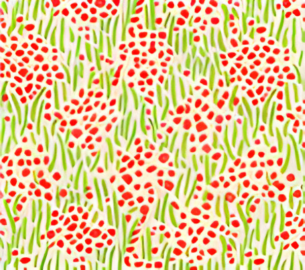 China Seas Trilby Jungle Green New Shrimp Fabric 3030-06