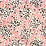 China Seas Trilby Pink Lines Brown Dots Fabric Sample 3030-12