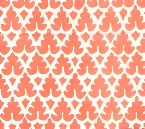 Quadrille Volpi Orange Fabric 304041F