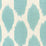 Quadrille Adras Turquoise Fabric Sample 306101FW