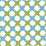 China Seas Double Cross New Blue With Jungle Green Fabric Sample 4120-03