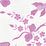 China Seas Birds Ii Lilac Fabric Sample 5050-04