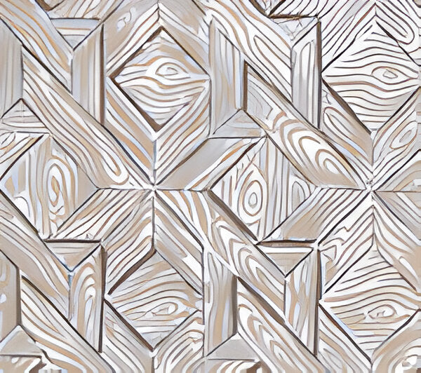 China Seas Parquetry Taupe Brown Wallpaper Sample 6280-01WP