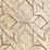 China Seas Parquetry Brown Camel Fabric Sample 6280-01