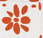 China Seas Wildflowers Ii Orange Fabric 6380-04