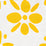 China Seas Wildflowers Ii Sunflower Fabric Sample 6380-07