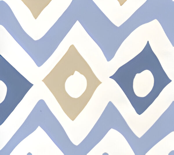 Alan Campbell Cap Ferrat Multi Blue Wallpaper AP103-14