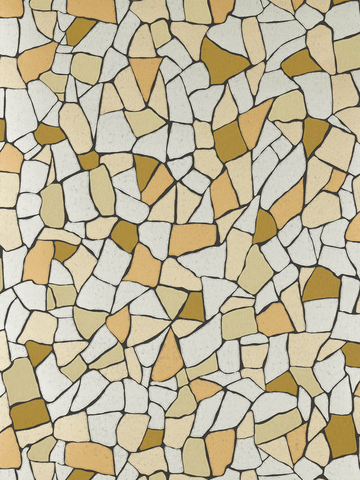 Pierre Frey Biot Ocre Wallpaper Sample FP772003