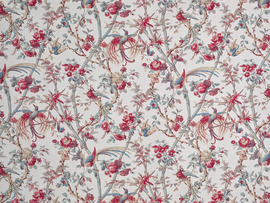 Braquenie Oiseaux De Paradis Terracotta Fabric B7694002