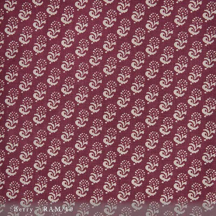 Lisa Fine Rambagh Berry Fabric Sample RAM-10