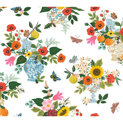 Rifle Paper Co Flower Studies Bright Wallpaper RF7402