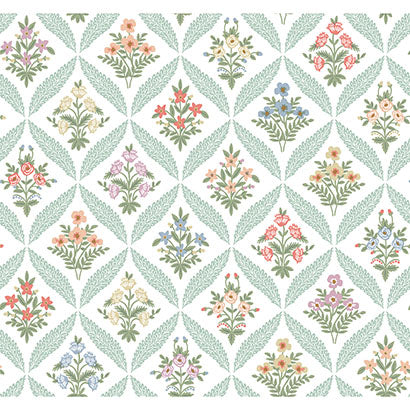 Rifle Paper Co Estee Garden Pastel Wallpaper RF7512