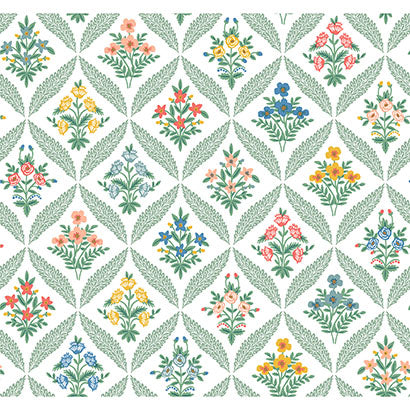 Rifle Paper Co Estee Garden Sage Wallpaper RF7513