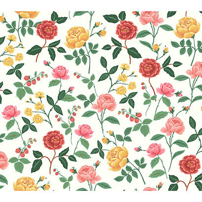 Rifle Paper Co Roses Blush Wallpaper RF7546