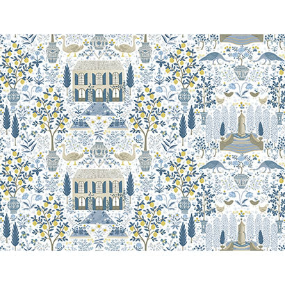 Rifle Paper Co Camont Indigo Wallpaper RI5108