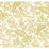 Rifle Paper Co Canopy Gold & White Wallpaper RI5138