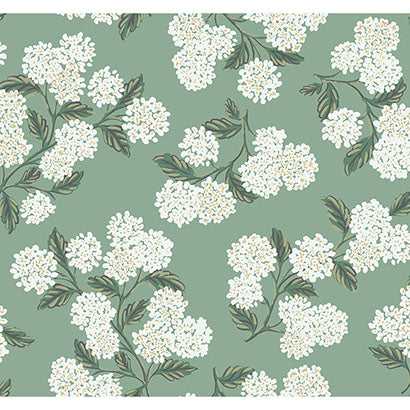 Rifle Paper Co Hydrangea Jade Wallpaper RI5145