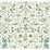 Rifle Paper Co Wildwood Blue & Green Wallpaper RI5155