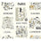 Rifle Paper Co City Maps Grey & Gold Sample RI5161