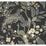 Rifle Paper Co Peacock Black Wallpaper RI5170