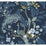 Rifle Paper Co Peacock Navy Wallpaper RI5172