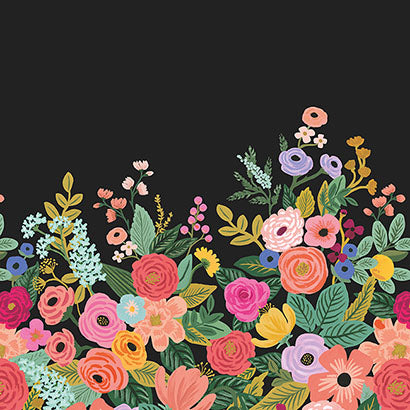 Rifle Paper Co Garden Party Black Wallpaper RI5192M