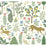 Rifle Paper Co Menagerie White & Brown Wallpaper RP7305