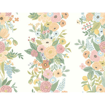 Rifle Paper Co Garden Party Trellis White & Pale Pink Wallpaper RP7311