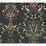 Rifle Paper Co Luxembourg Black Wallpaper RP7329