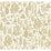 Rifle Paper Co Menagerie Toile Beige Wallpaper RP7371